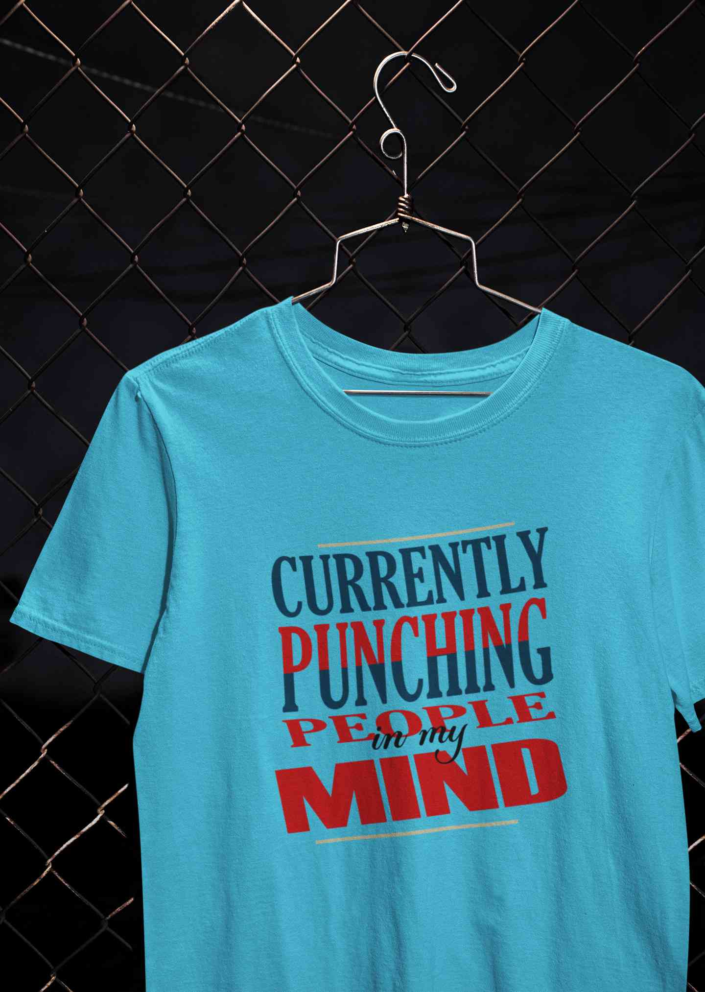 Punching People Women Half Sleeves T-shirt- FunkyTeesClub
