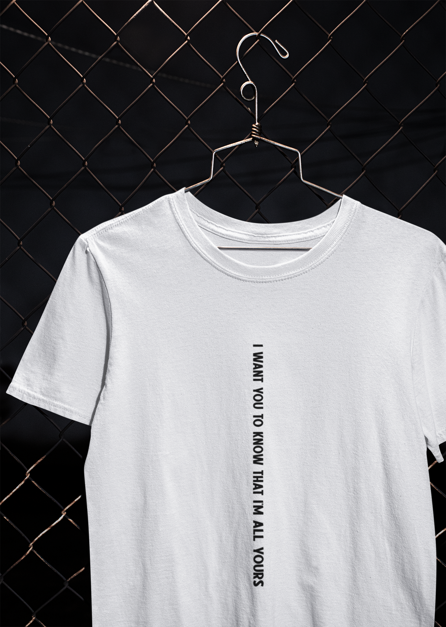 I Want You To Know That I Am All Yours Quotes Mens Half Sleeves T-shirt- FunkyTeesClub