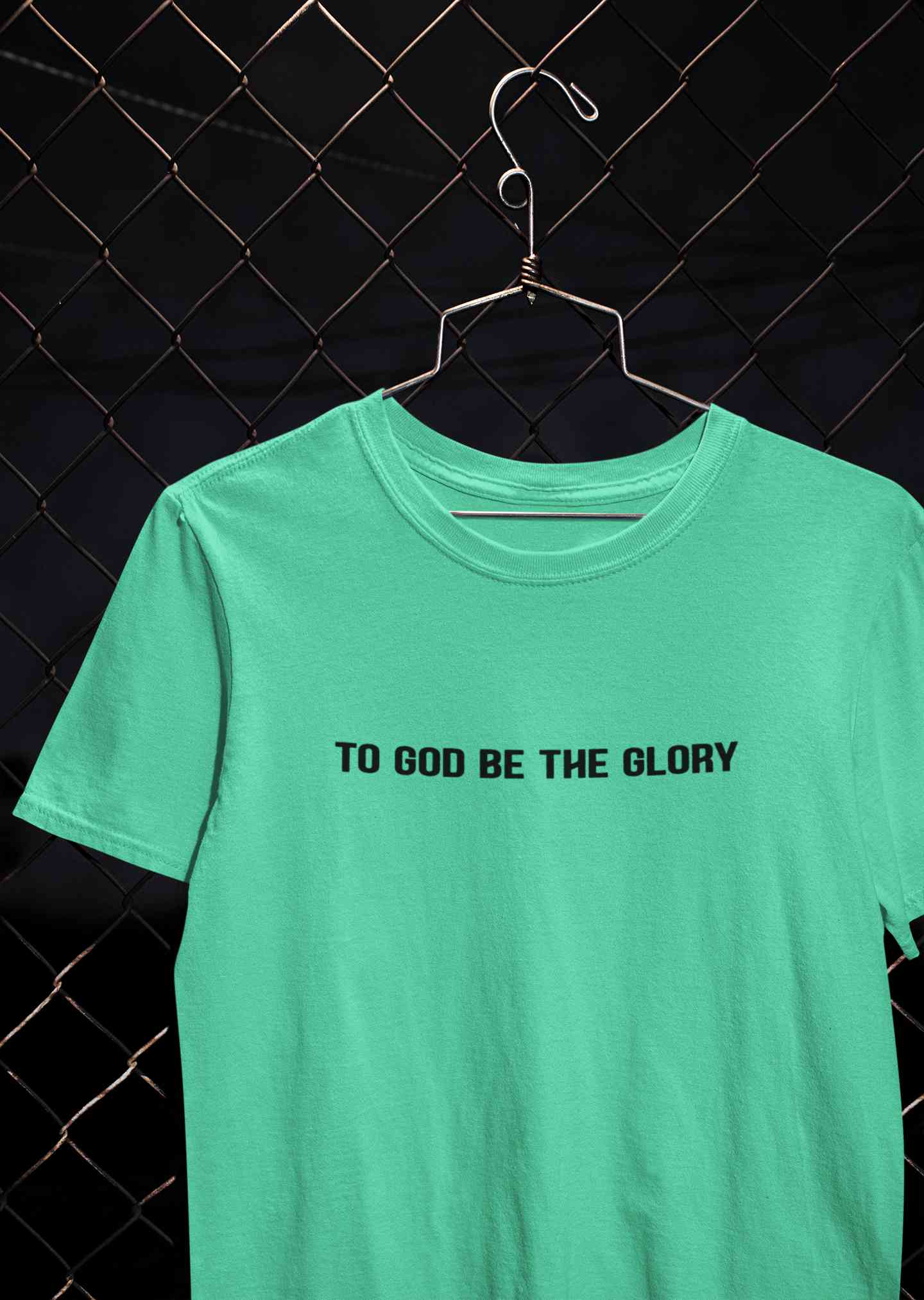 To God Be The Glory Minimals Mens Half Sleeves T-shirt- FunkyTeesClub