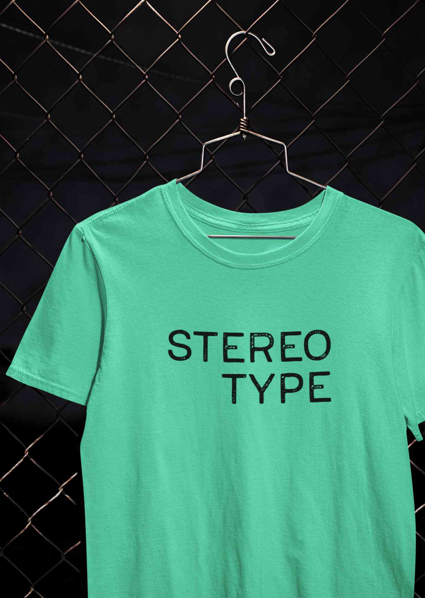 Stereotype Typography Women Half Sleeves T-shirt- FunkyTeesClub