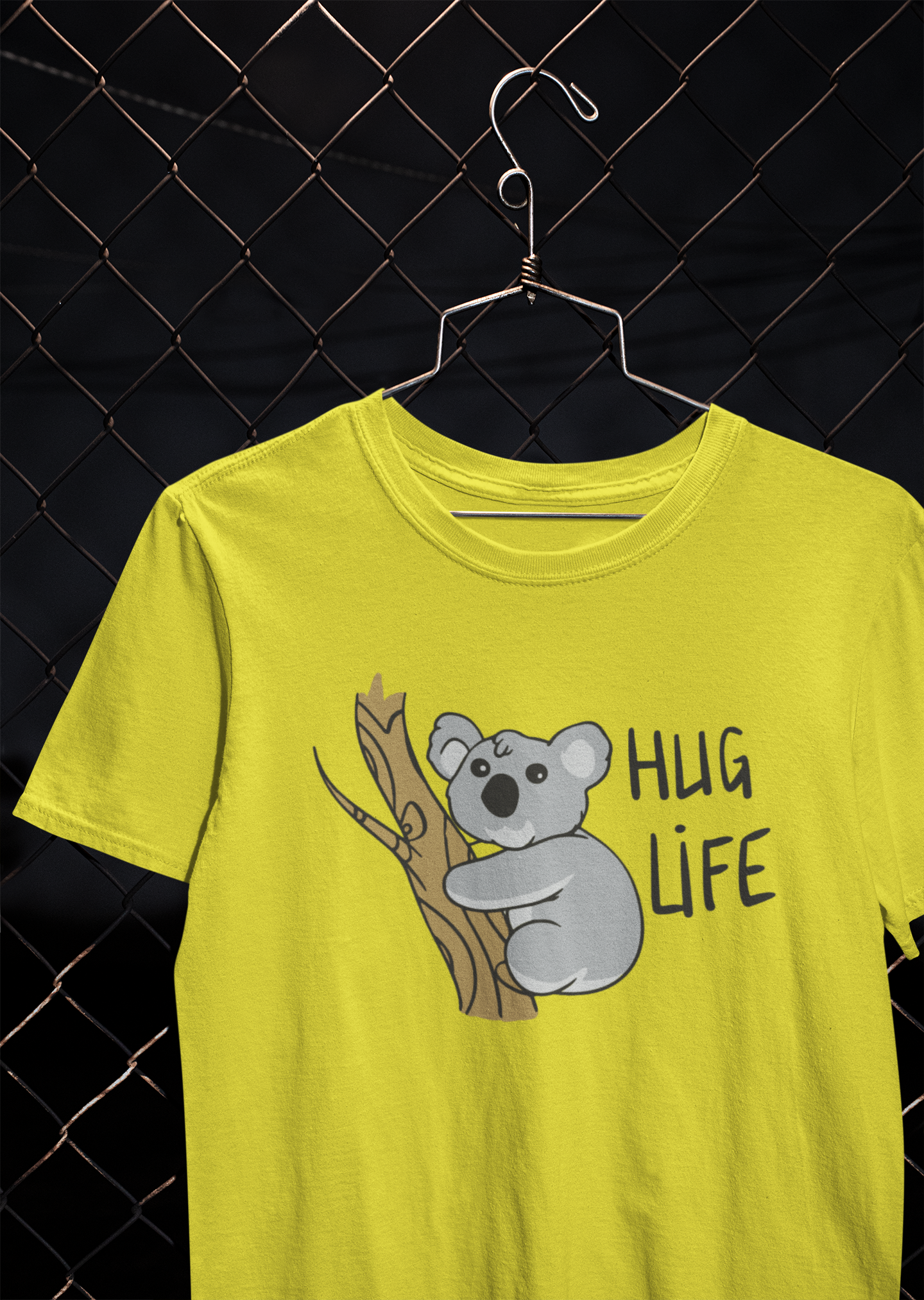 Hug Life Desi Mens Half Sleeves T-shirt- FunkyTeesClub