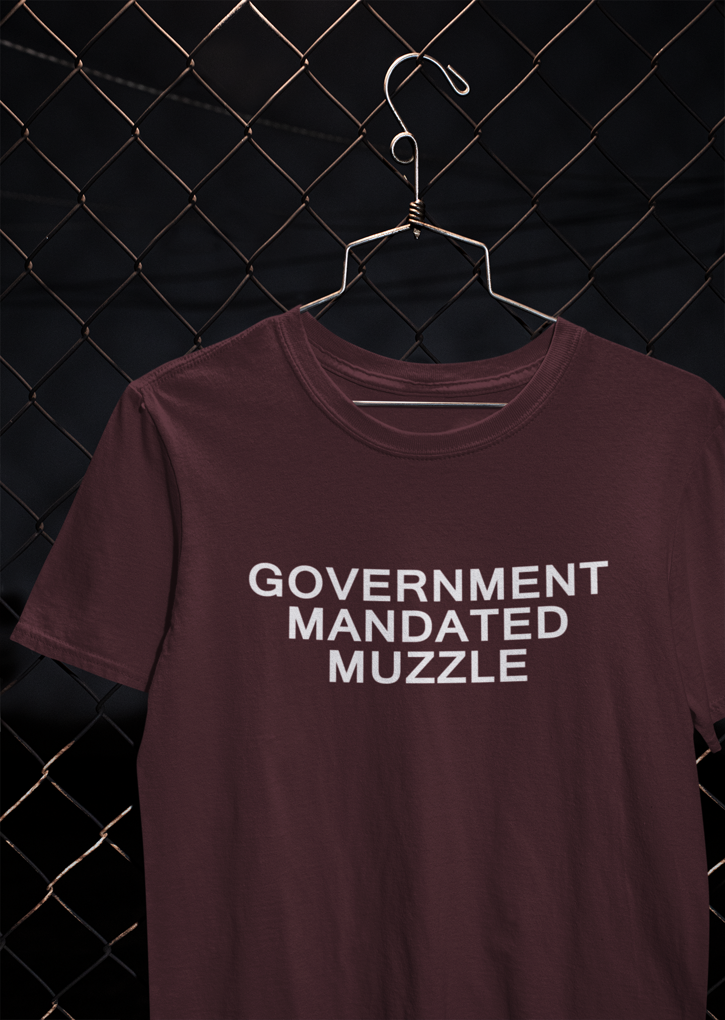 Government Mandated Muzzle Anti Government Women Half Sleeves T-shirt- FunkyTeesClub