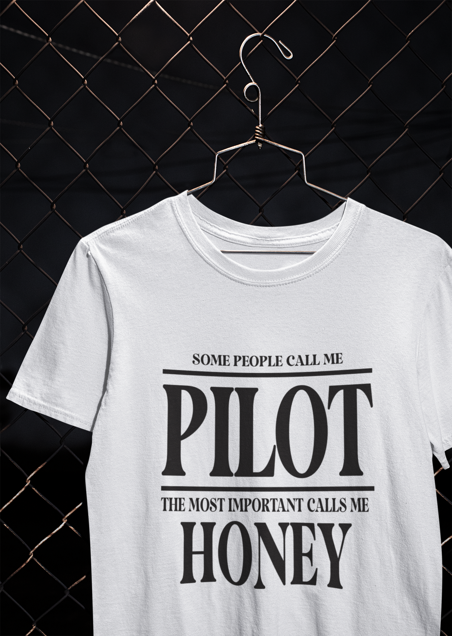 Some People Calls Me Pilot Mens Half Sleeves T-shirt- FunkyTeesClub