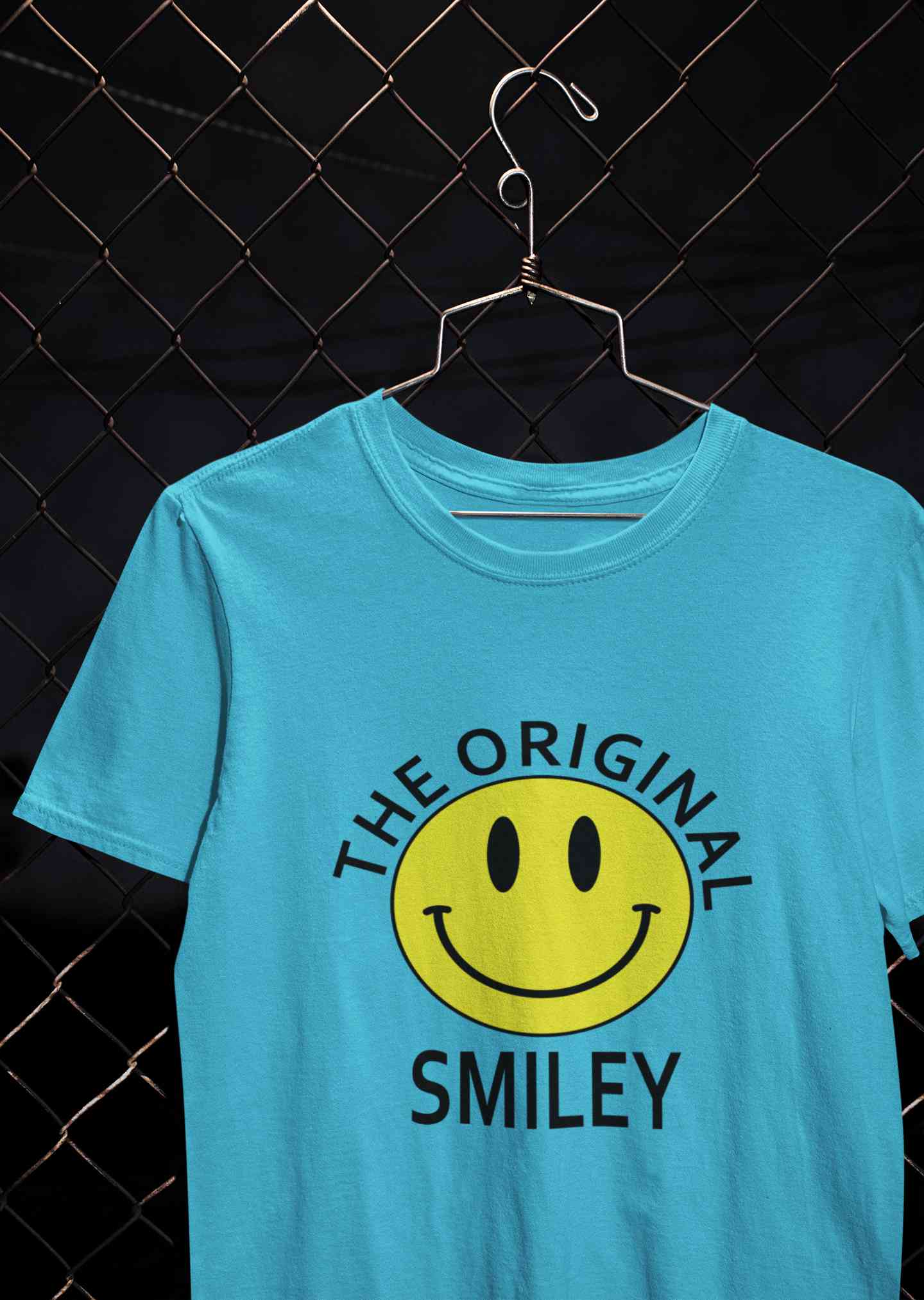The Original Smiley Mens Half Sleeves T-shirt- FunkyTeesClub
