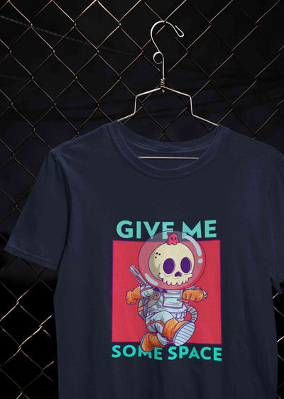 Give Me Some Space Women Half Sleeves T-shirt- FunkyTeesClub
