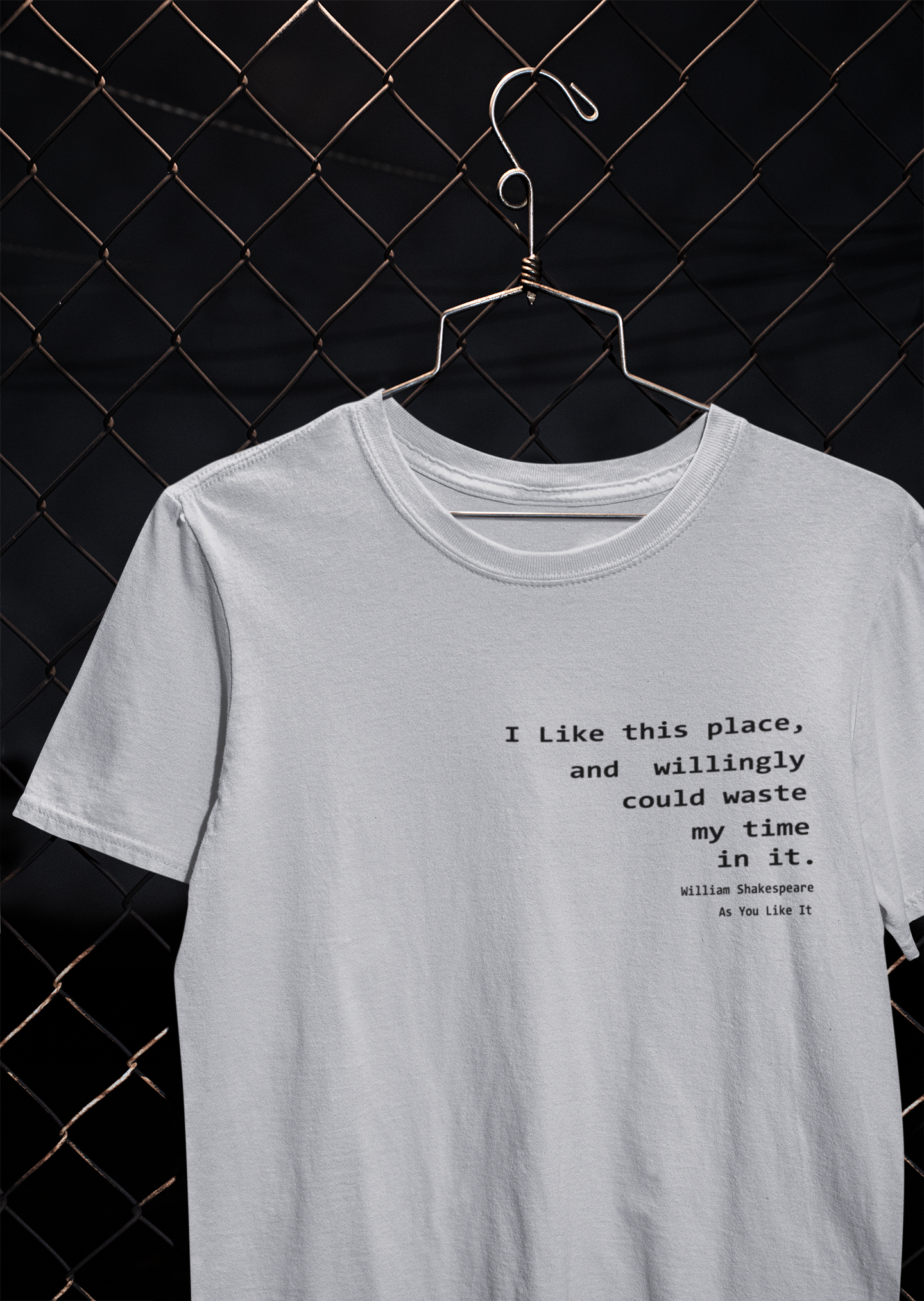I Like This Place Quotes Mens Half Sleeves T-shirt- FunkyTeesClub