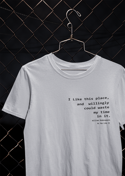 I Like This Place Quotes Mens Half Sleeves T-shirt- FunkyTeesClub
