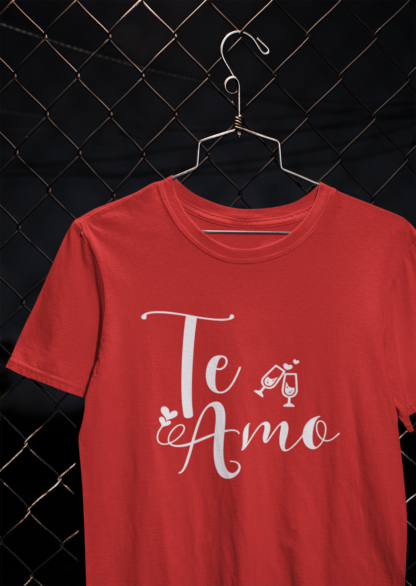 Te Amo Couple Half Sleeves T-Shirts -FunkyTeesClub