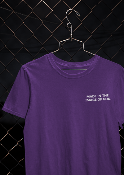Made In The Image Of God Women Half Sleeves T-shirt- FunkyTeesClub
