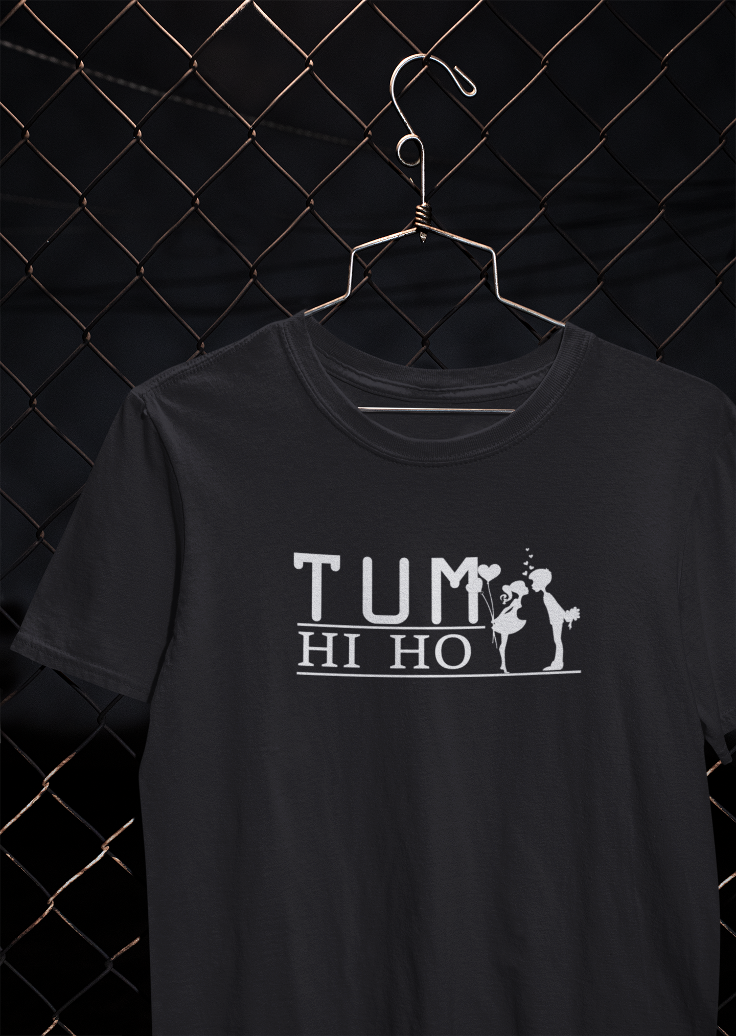 Tum Hi Ho Couple Half Sleeves T-Shirts -FunkyTeesClub