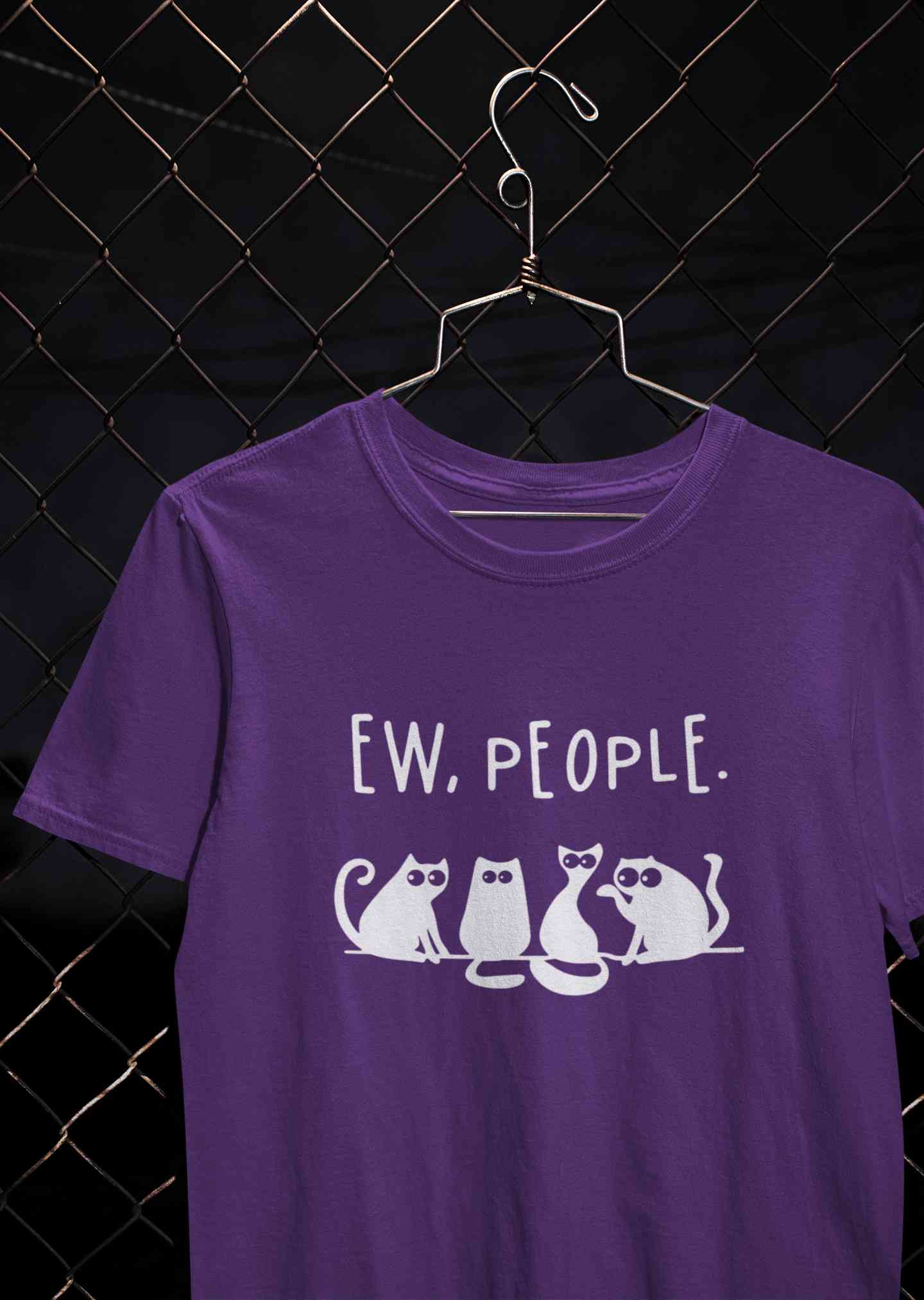 Ew People Mens Half Sleeves T-shirt- FunkyTeesClub