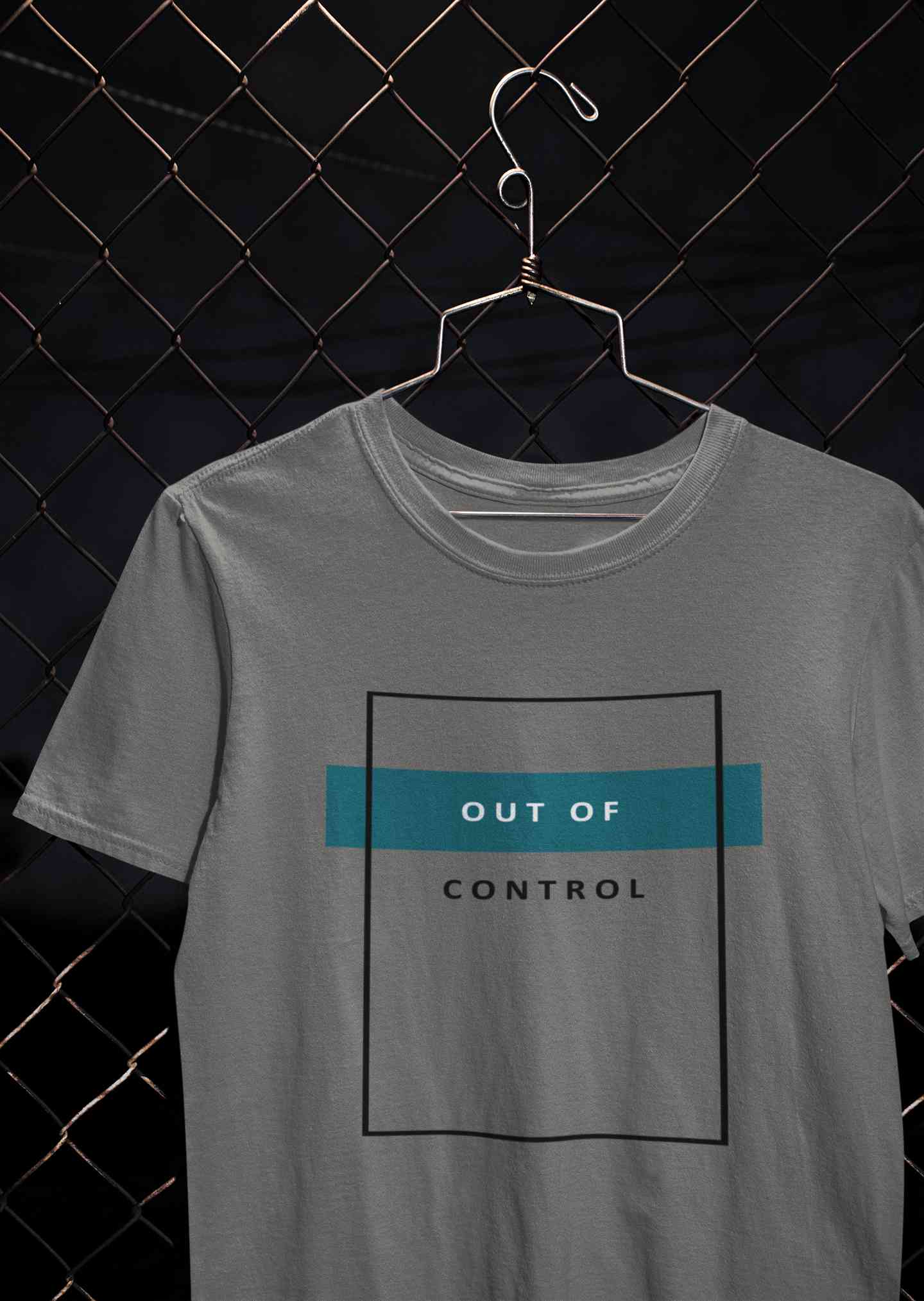 Out Of Control Mens Half Sleeves T-shirt- FunkyTeesClub