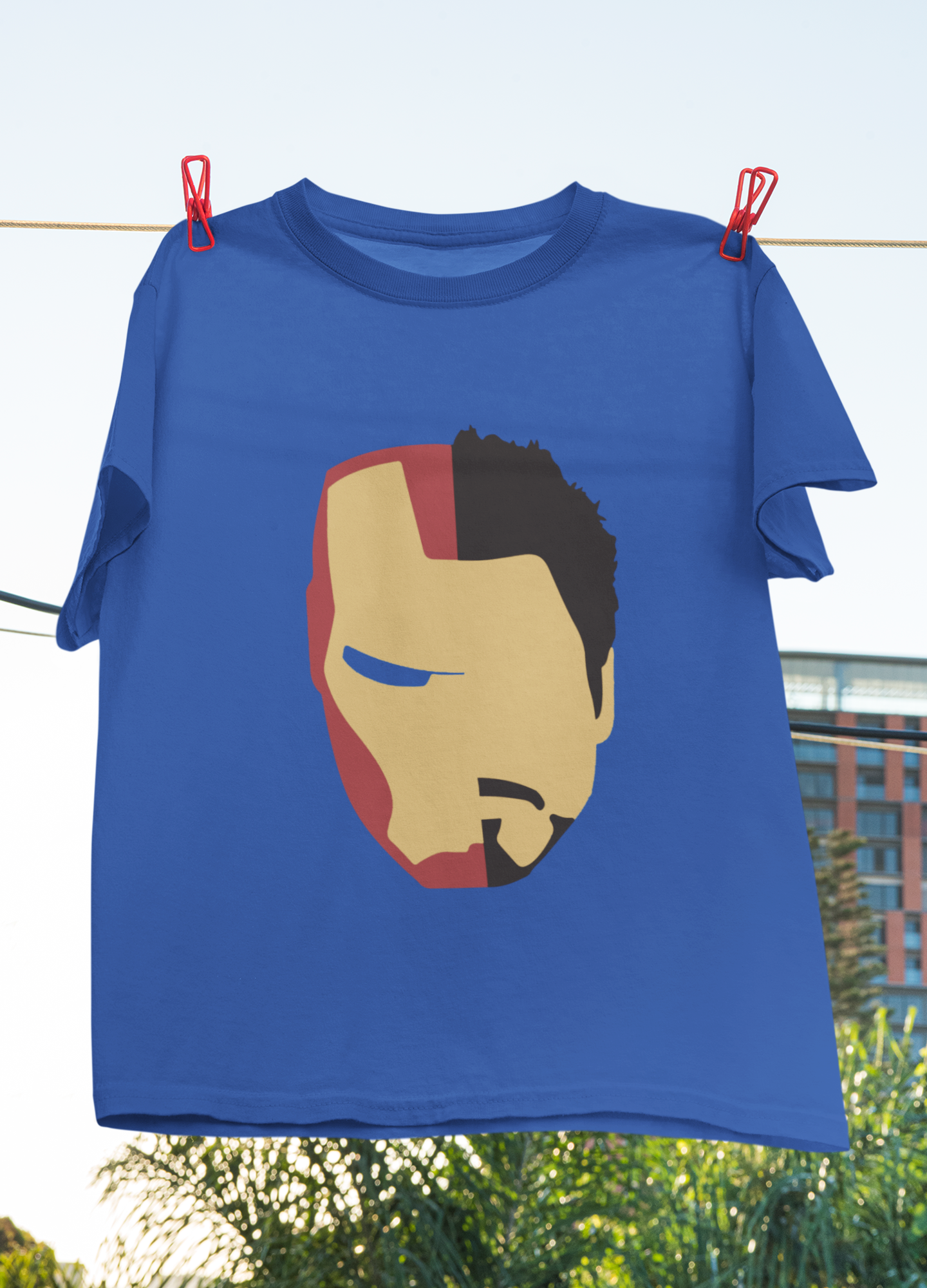 Iron Man Web Series Mens Half Sleeves T-shirt- FunkyTeesClub