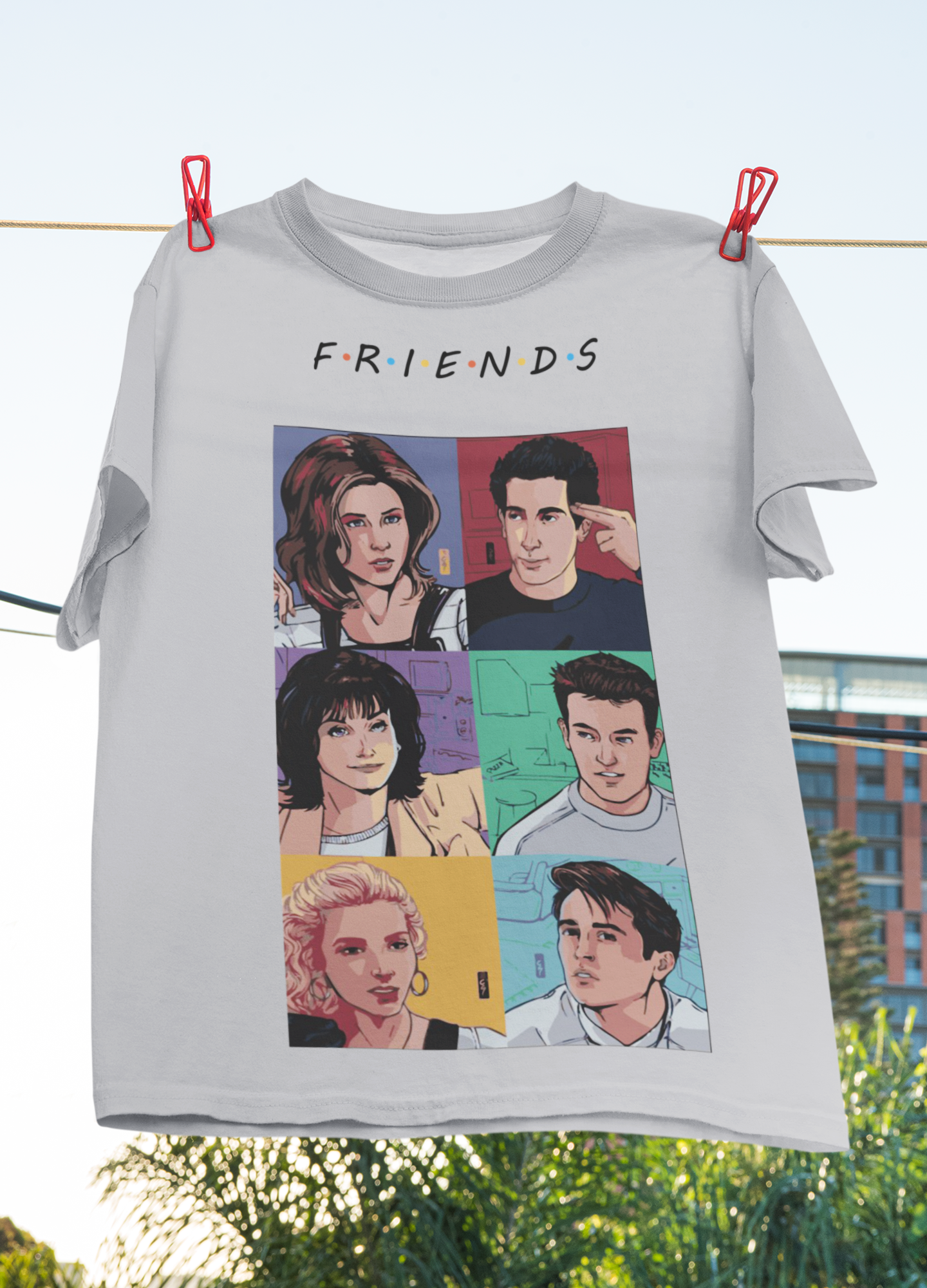 Friends Web Series Mens Half Sleeves T-shirt- FunkyTeesClub