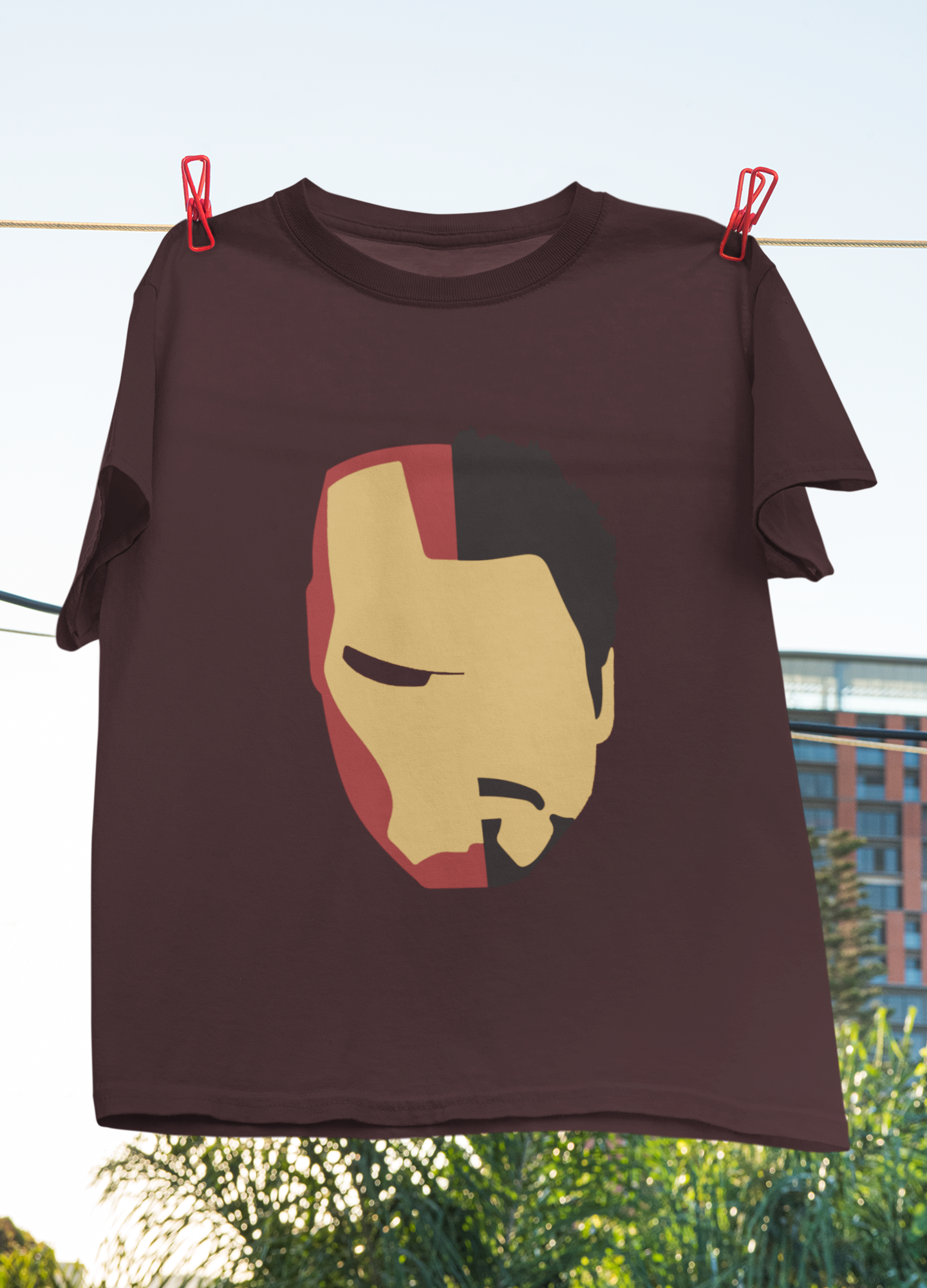 Iron Man Web Series Mens Half Sleeves T-shirt- FunkyTeesClub