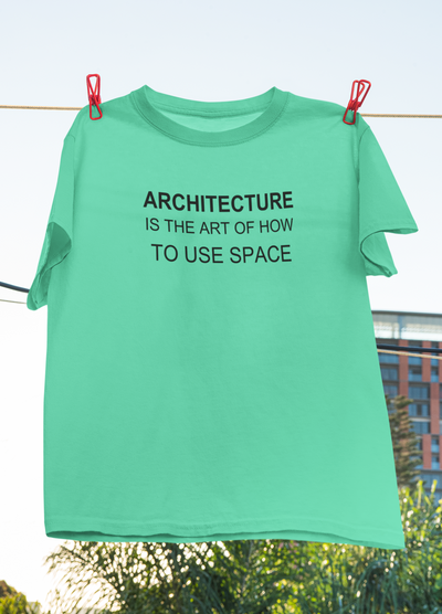 Architecture Is The Art Architect Profession Mens Half Sleeves T-shirt- FunkyTeesClub