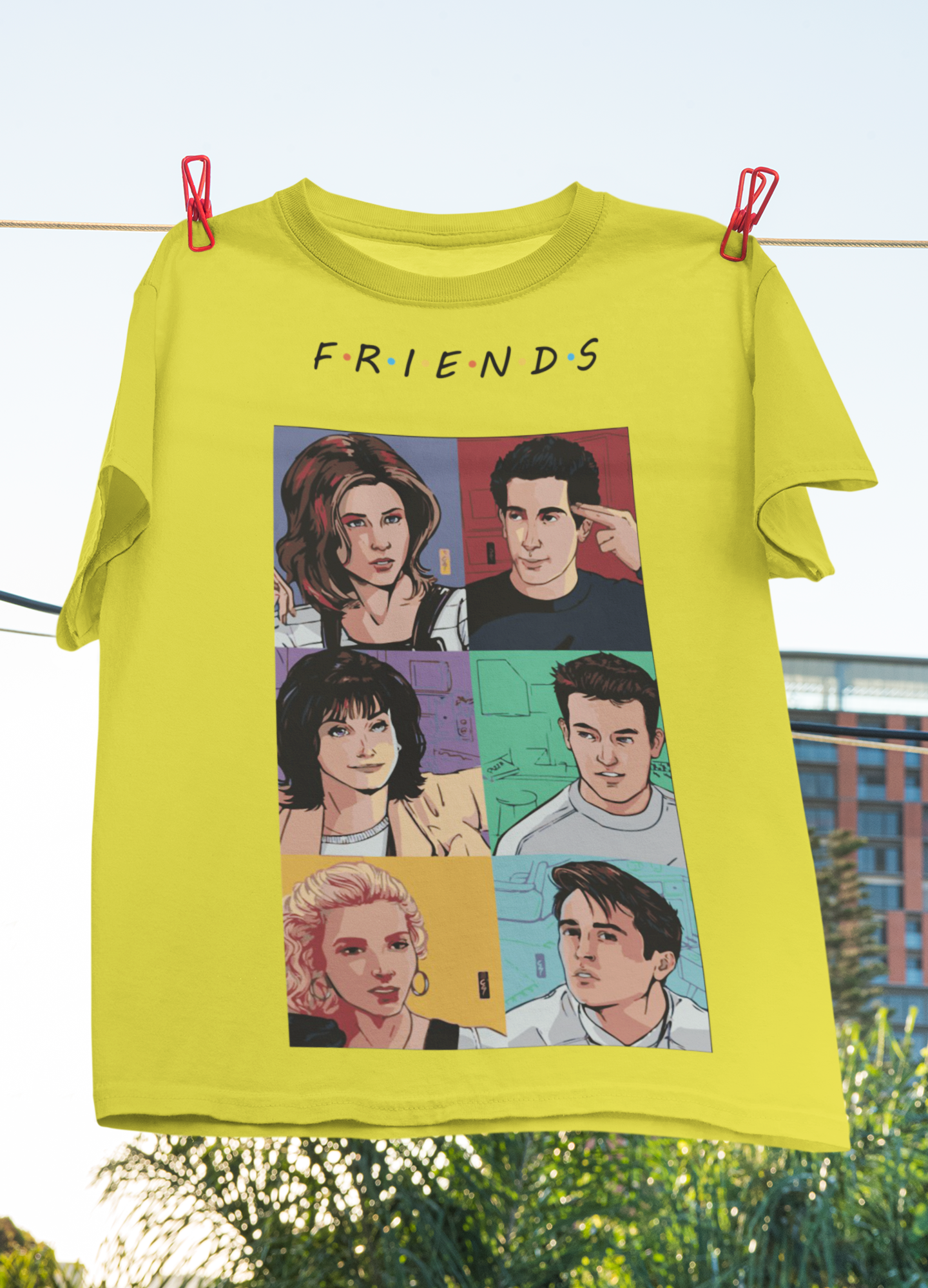 Friends Web Series Mens Half Sleeves T-shirt- FunkyTeesClub