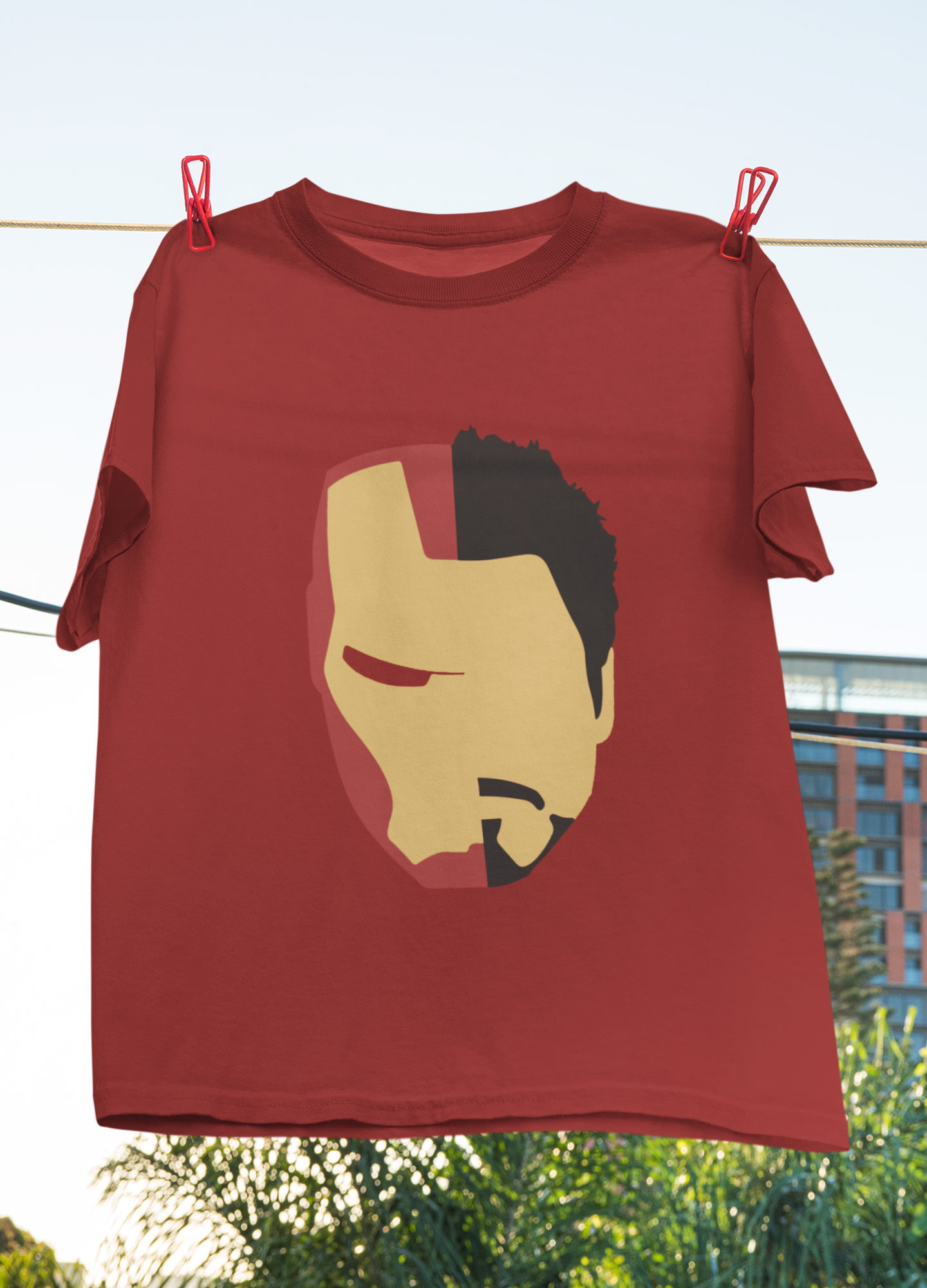 Iron Man Web Series Mens Half Sleeves T-shirt- FunkyTeesClub
