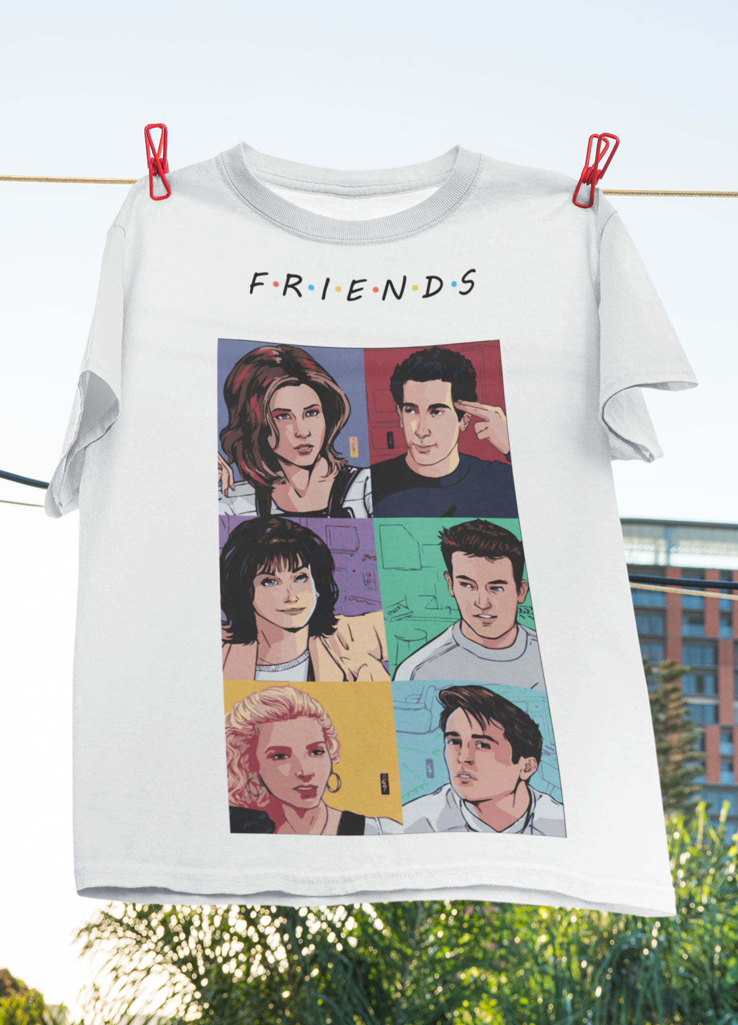 Friends Web Series Mens Half Sleeves T-shirt- FunkyTeesClub