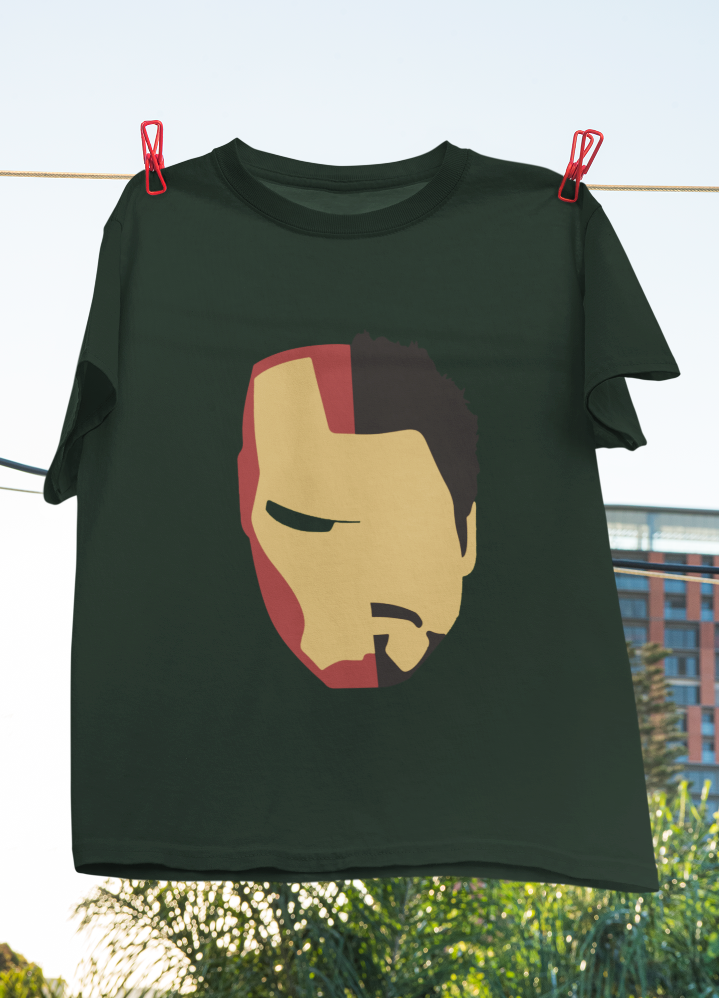 Iron Man Web Series Mens Half Sleeves T-shirt- FunkyTeesClub