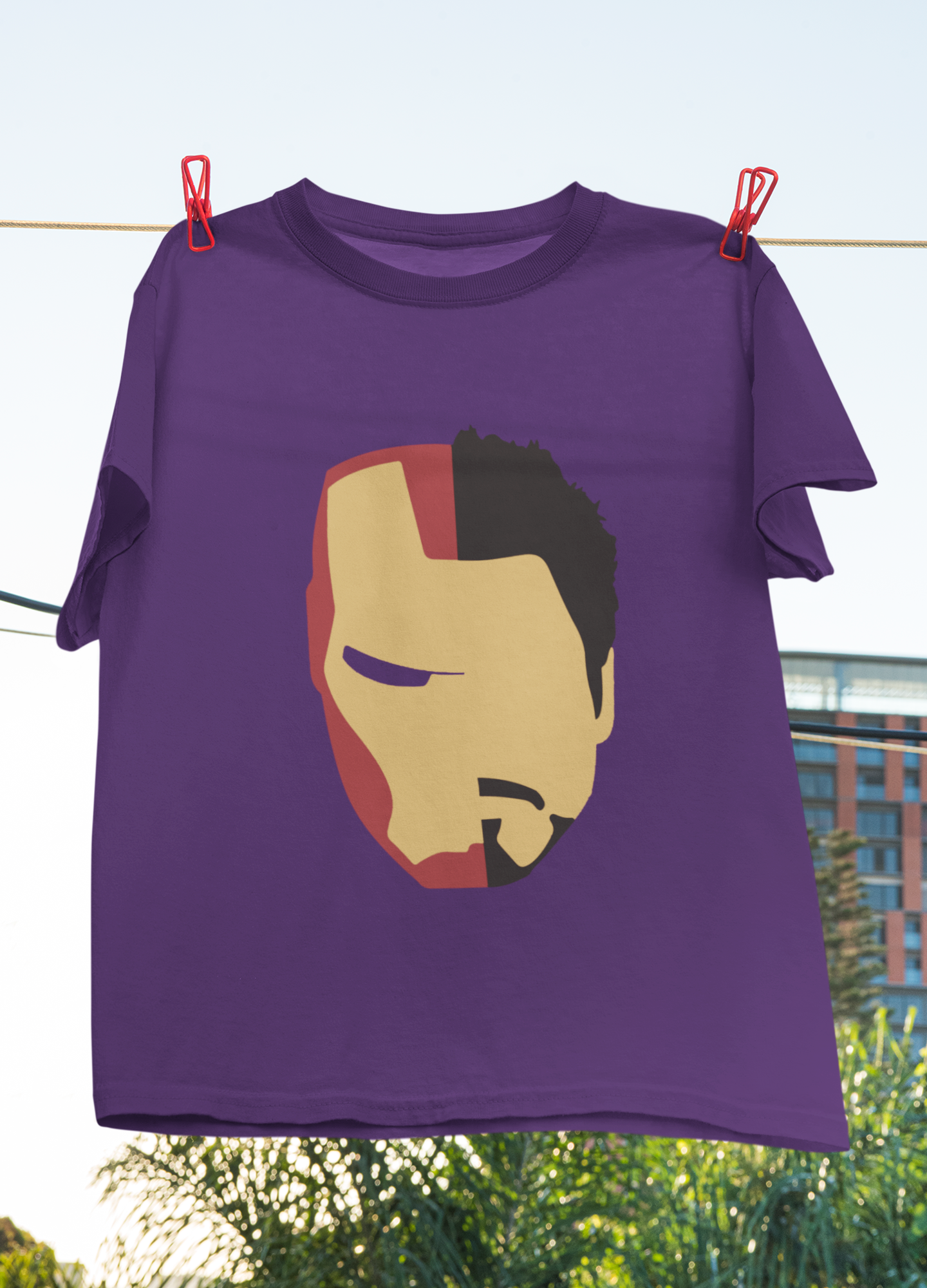 Iron Man Web Series Mens Half Sleeves T-shirt- FunkyTeesClub