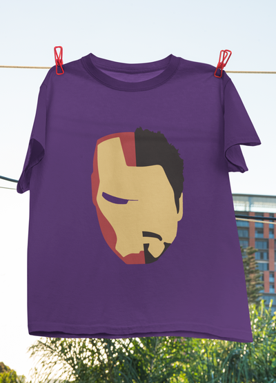 Iron Man Web Series Mens Half Sleeves T-shirt- FunkyTeesClub