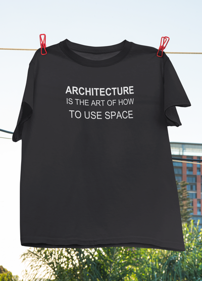 Architecture Is The Art Architect Profession Mens Half Sleeves T-shirt- FunkyTeesClub