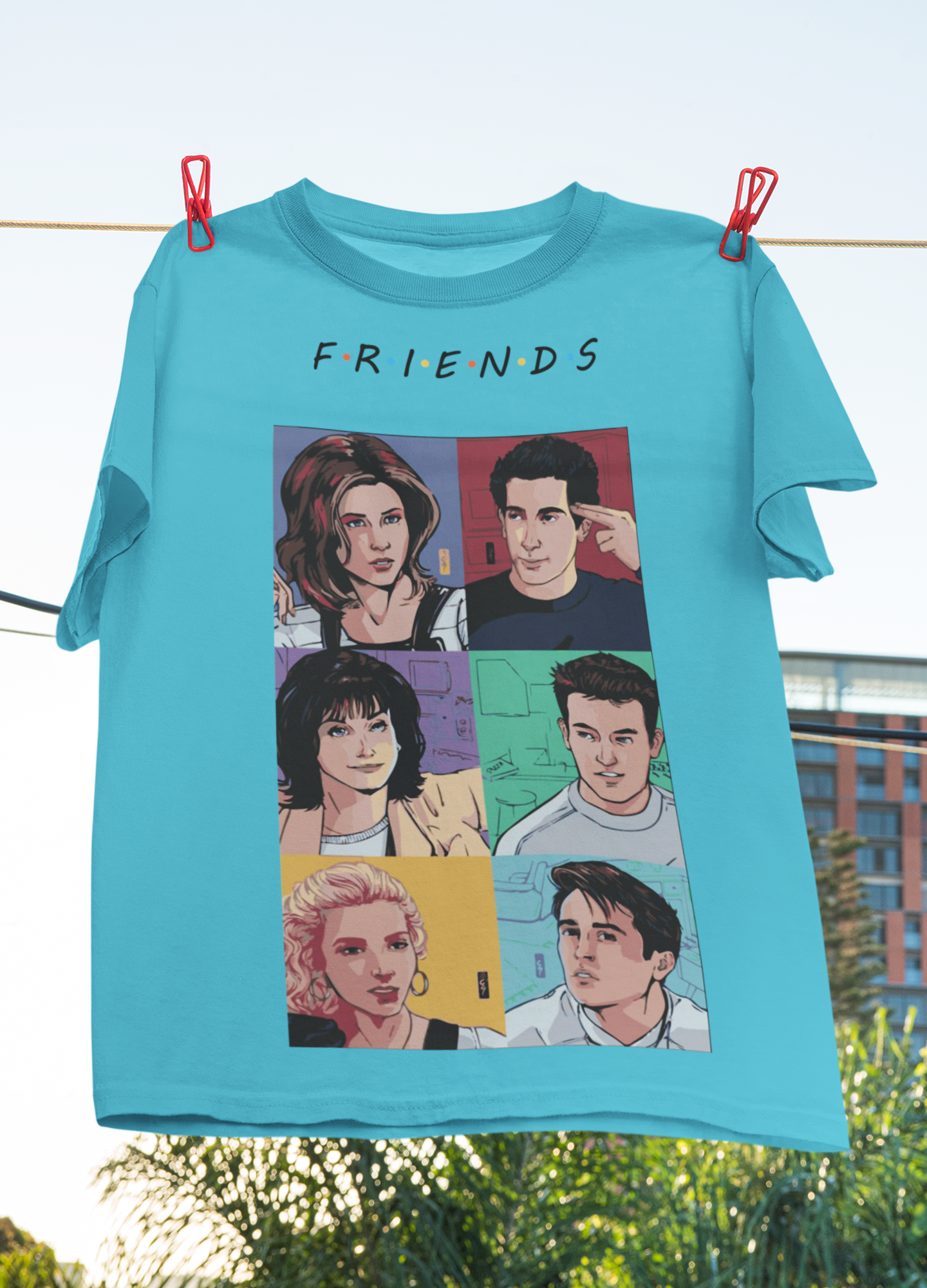 Friends Web Series Mens Half Sleeves T-shirt- FunkyTeesClub