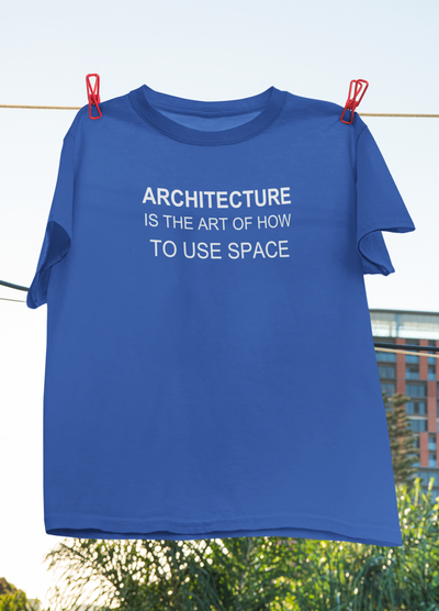 Architecture Is The Art Architect Profession Mens Half Sleeves T-shirt- FunkyTeesClub
