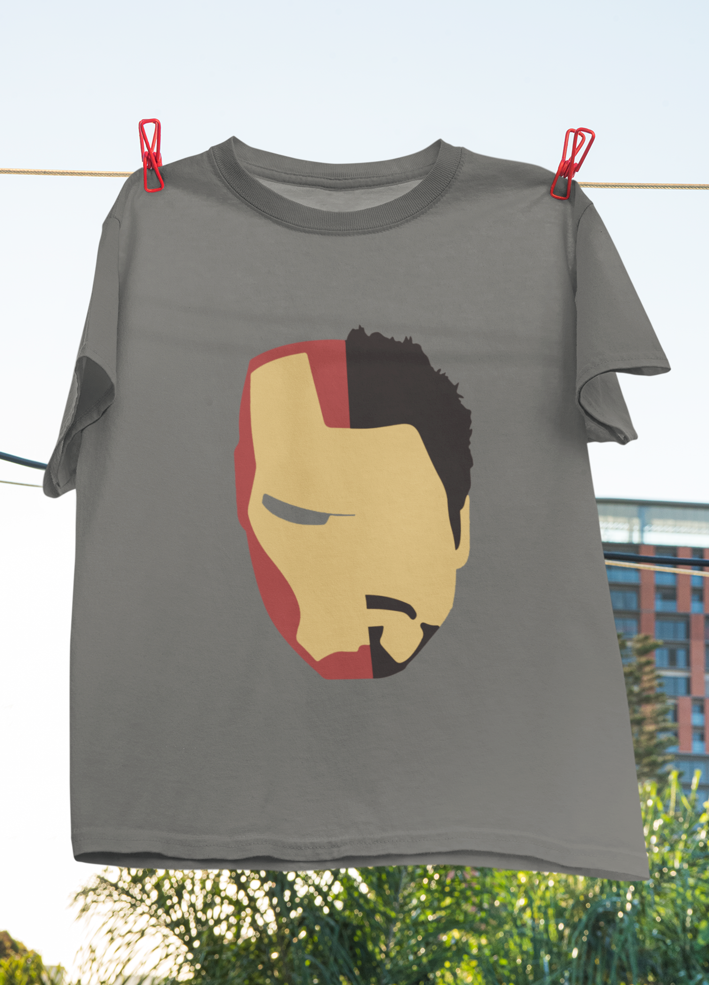 Iron Man Web Series Mens Half Sleeves T-shirt- FunkyTeesClub