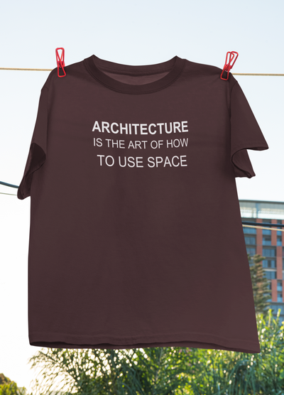Architecture Is The Art Architect Profession Mens Half Sleeves T-shirt- FunkyTeesClub