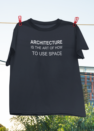 Architecture Is The Art Architect Profession Mens Half Sleeves T-shirt- FunkyTeesClub