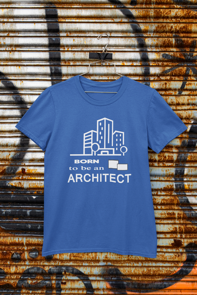 Born To Be An Architect Profession Women Half Sleeves T-shirt- FunkyTeesClub