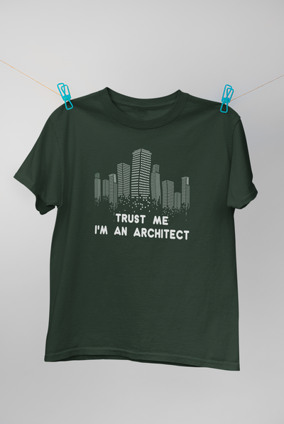 Trust Me I Am An Architect Profession Women Half Sleeves T-shirt- FunkyTeesClub