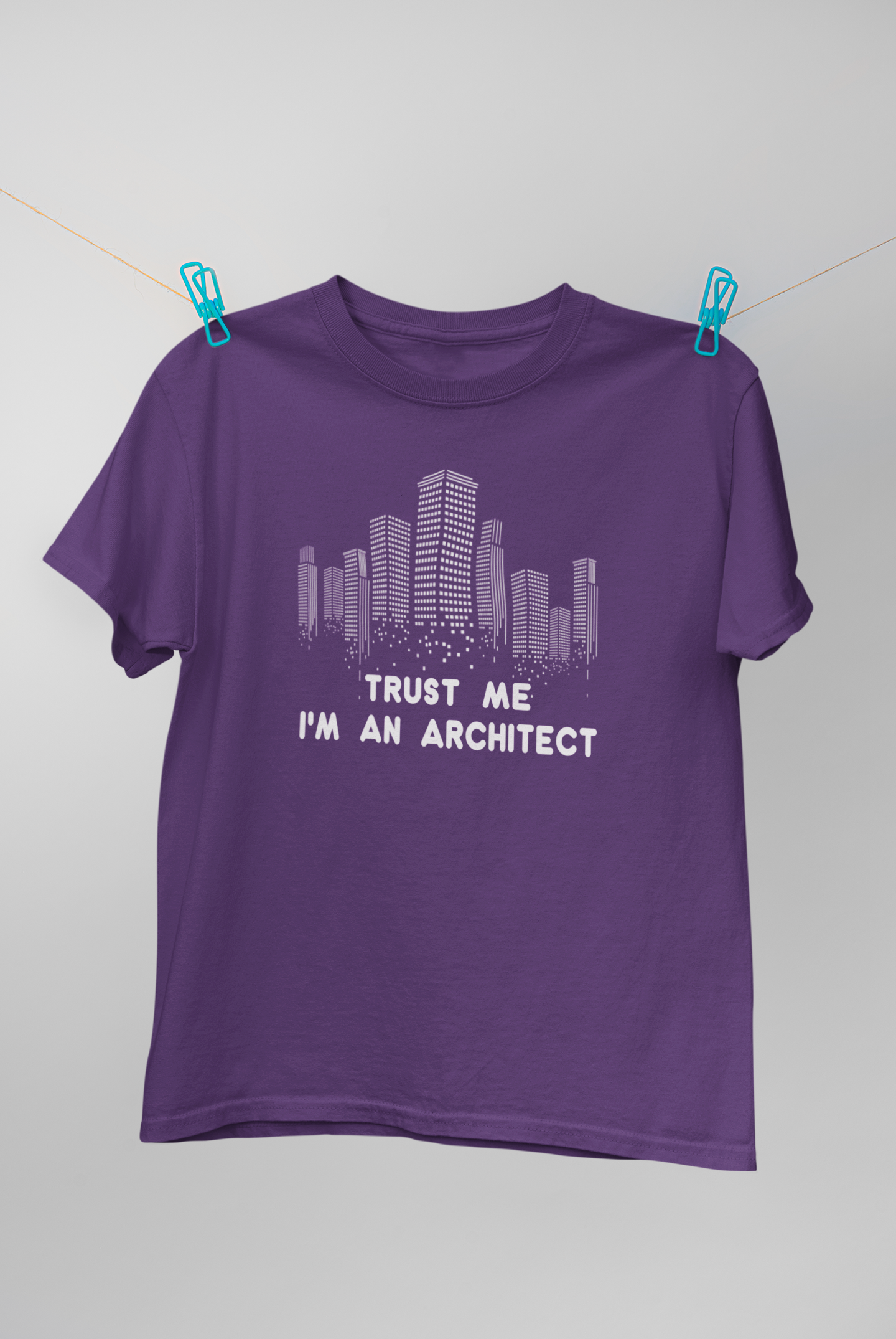 Trust Me I Am An Architect Profession Mens Half Sleeves T-shirt- FunkyTeesClub