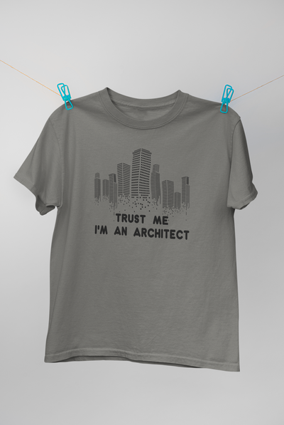 Trust Me I Am An Architect Profession Women Half Sleeves T-shirt- FunkyTeesClub