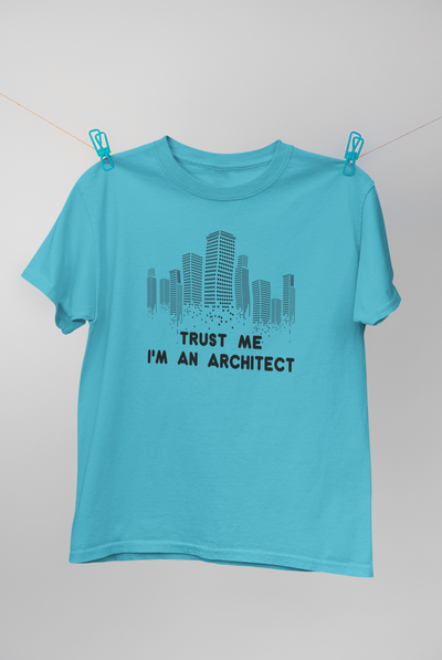 Trust Me I Am An Architect Profession Mens Half Sleeves T-shirt- FunkyTeesClub