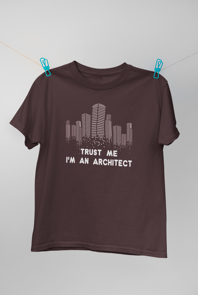 Trust Me I Am An Architect Profession Women Half Sleeves T-shirt- FunkyTeesClub