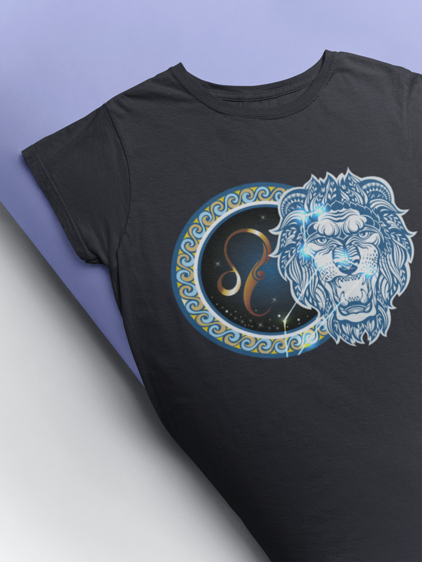 Leo Zodiac Sign Women Half Sleeves T-shirt- FunkyTeesClub