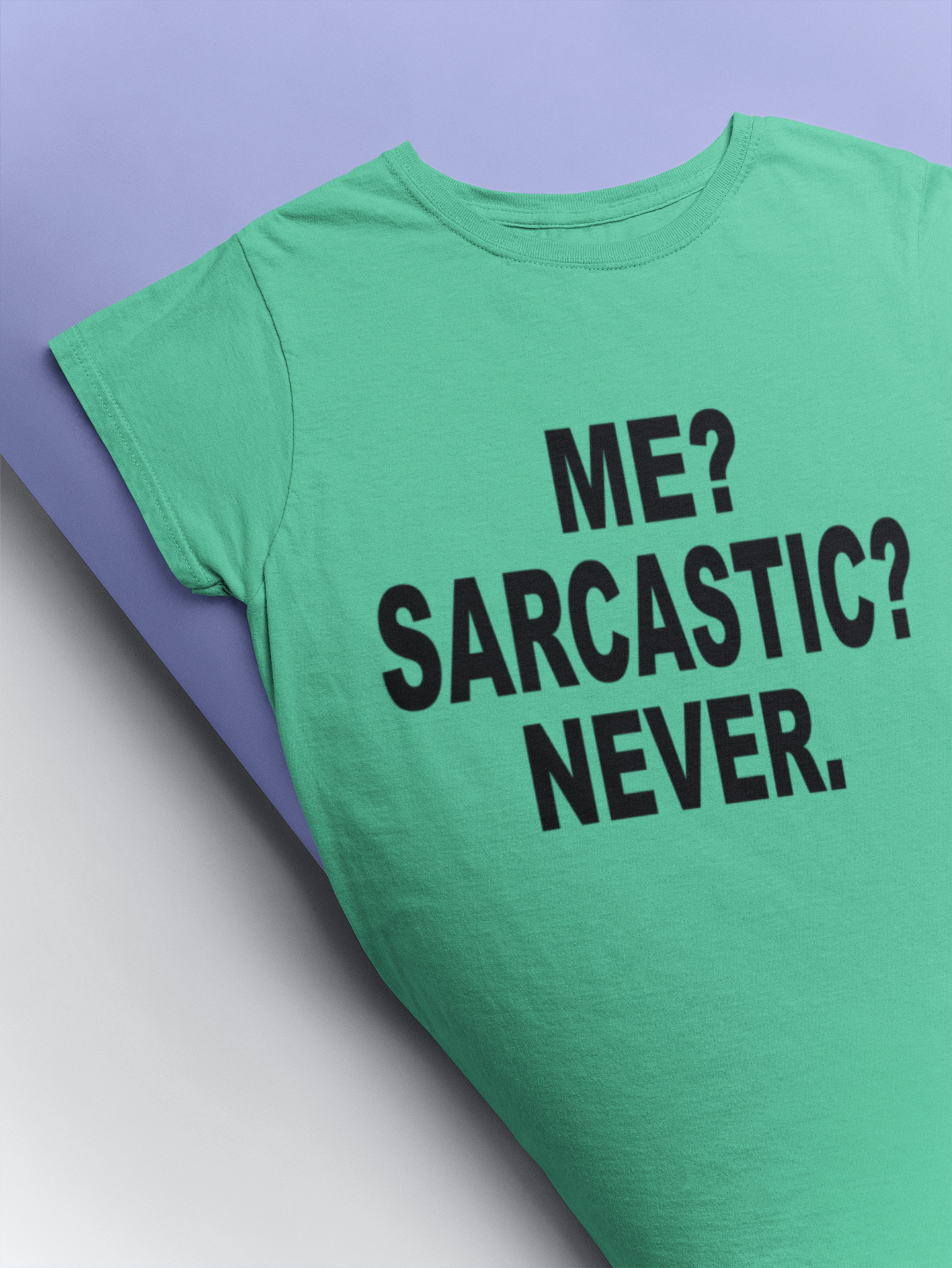 Me Sarcastic Never Esha Gupta Celebrity T-shirt- FunkyTeesClub