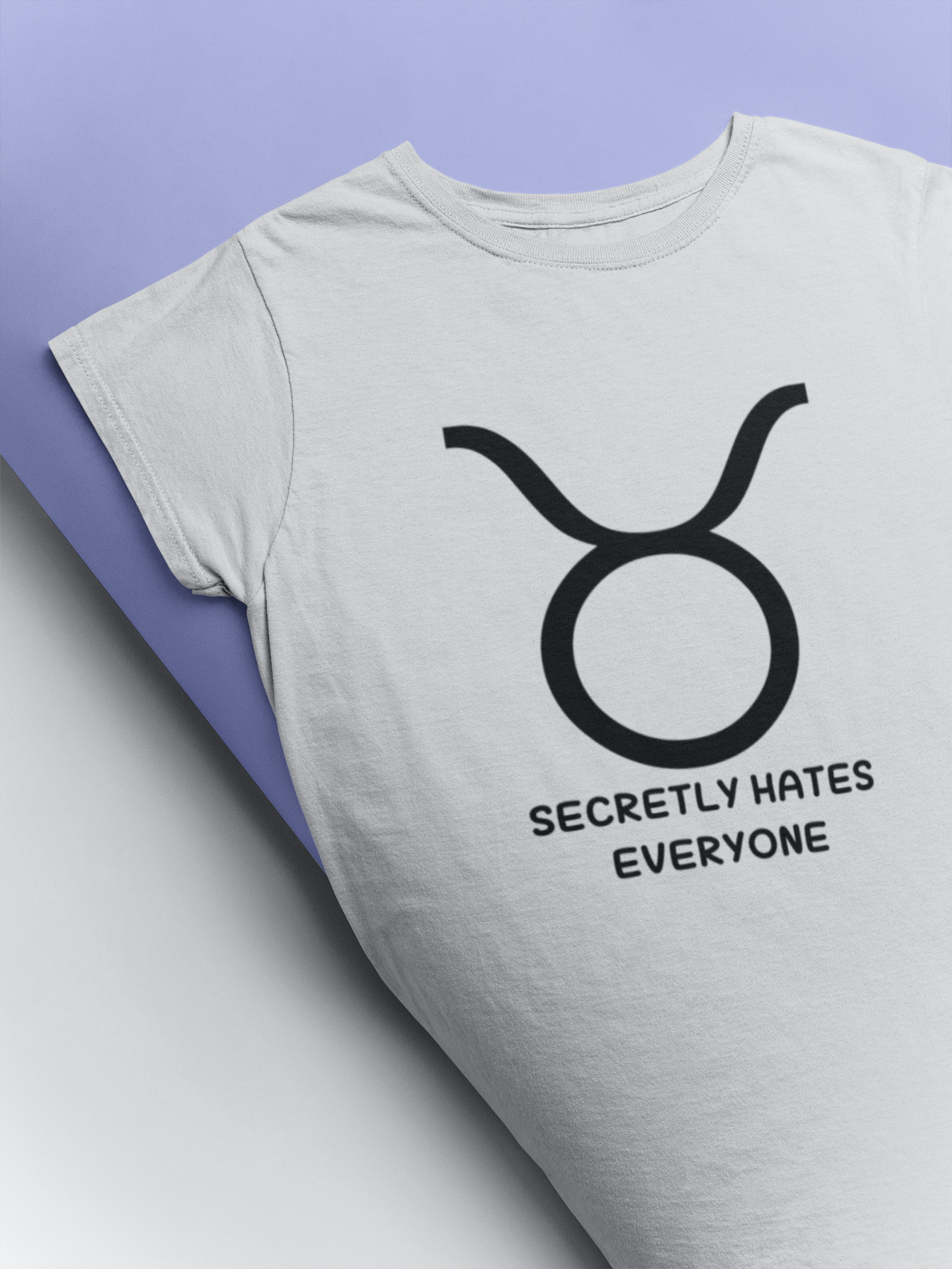 Taurus Zodiac Sign Mens Half Sleeves T-shirt- FunkyTeesClub