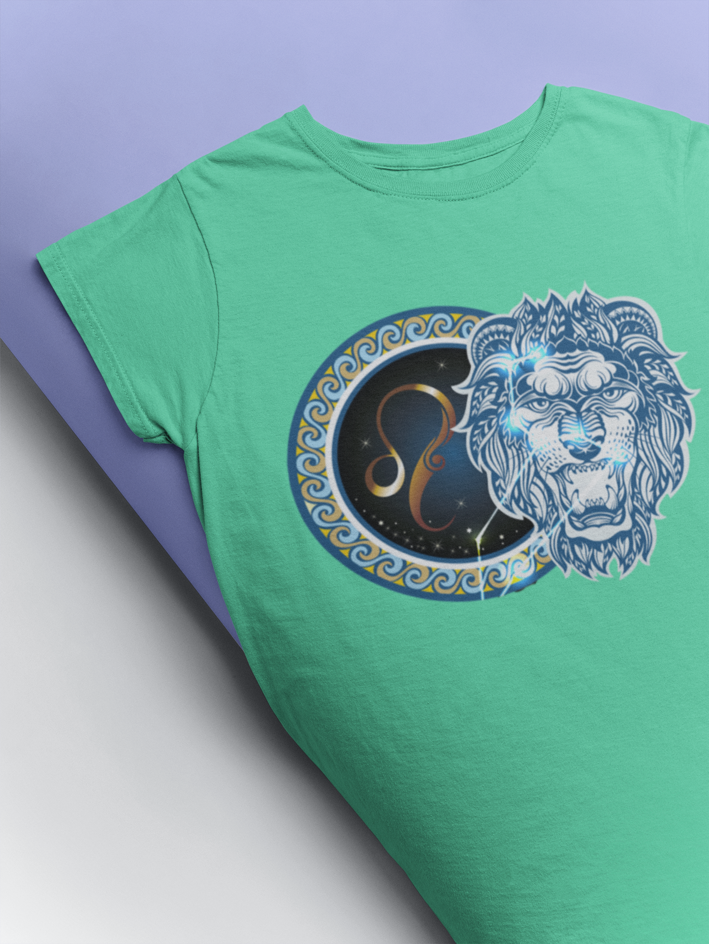 Leo Zodiac Sign Women Half Sleeves T-shirt- FunkyTeesClub