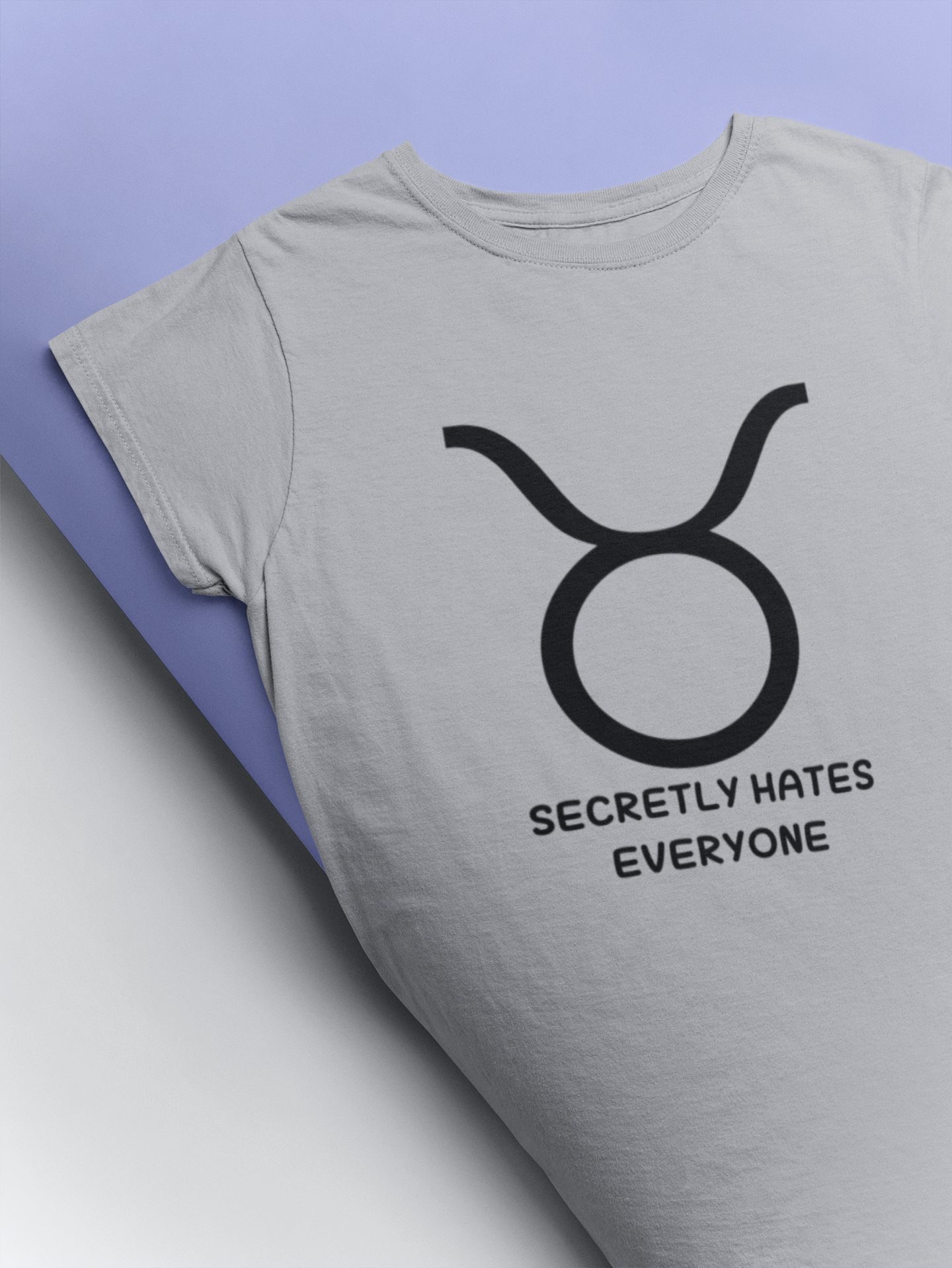 Taurus Zodiac Sign Mens Half Sleeves T-shirt- FunkyTeesClub