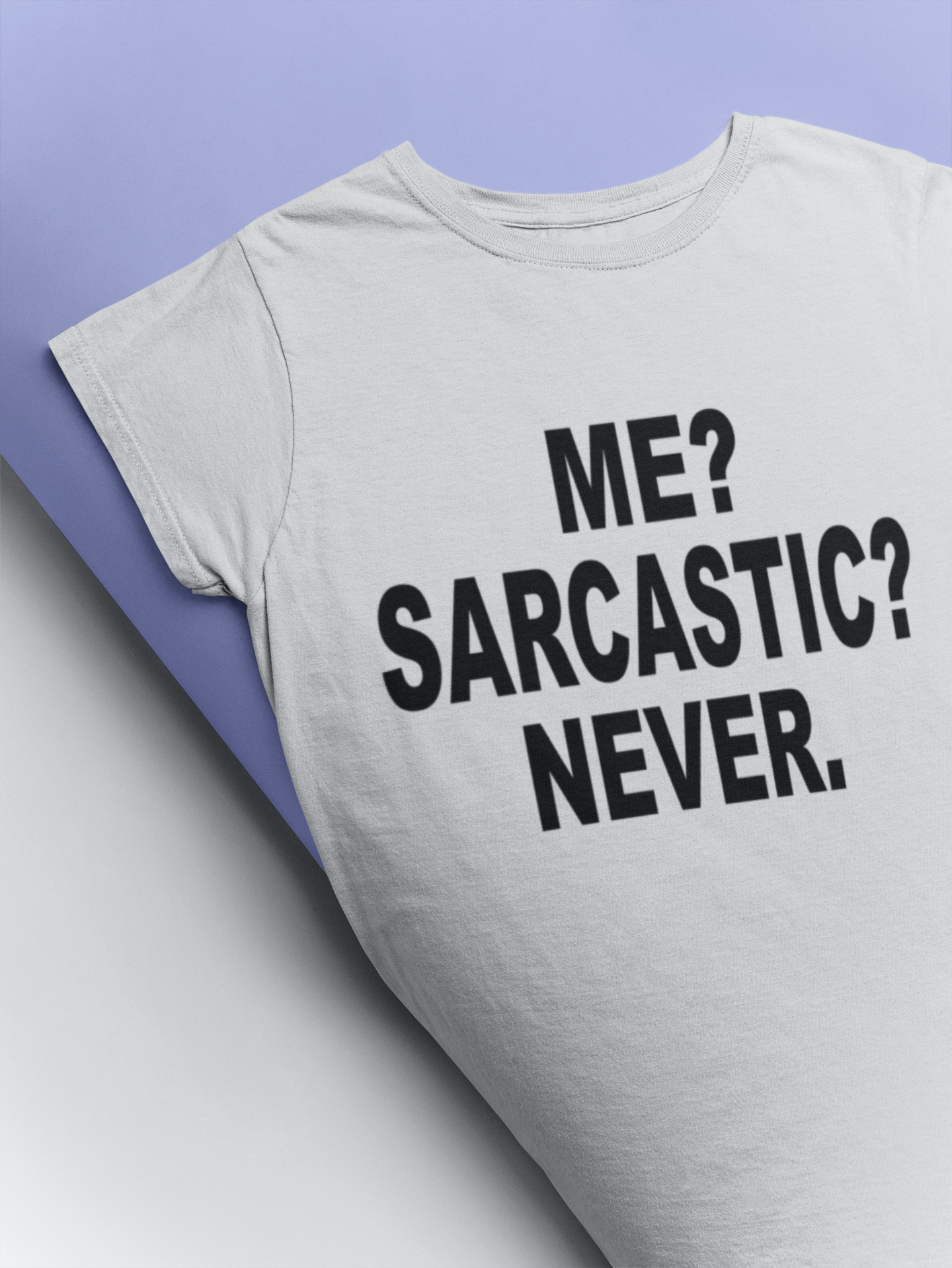 Me Sarcastic Never Esha Gupta Celebrity T-shirt- FunkyTeesClub