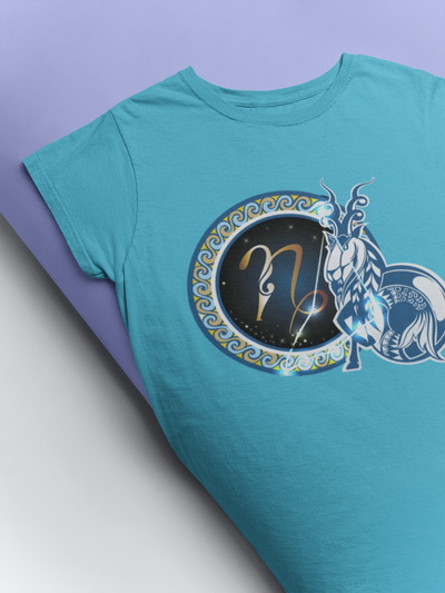 Capricon Zodiac Sign Women Half Sleeves T-shirt- FunkyTeesClub