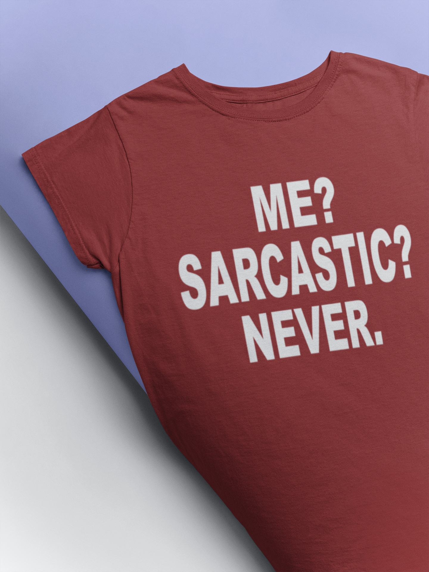 Me Sarcastic Never Esha Gupta Celebrity T-shirt- FunkyTeesClub