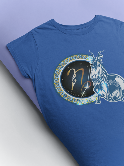 Capricon Zodiac Sign Mens Half Sleeves T-shirt- FunkyTeesClub