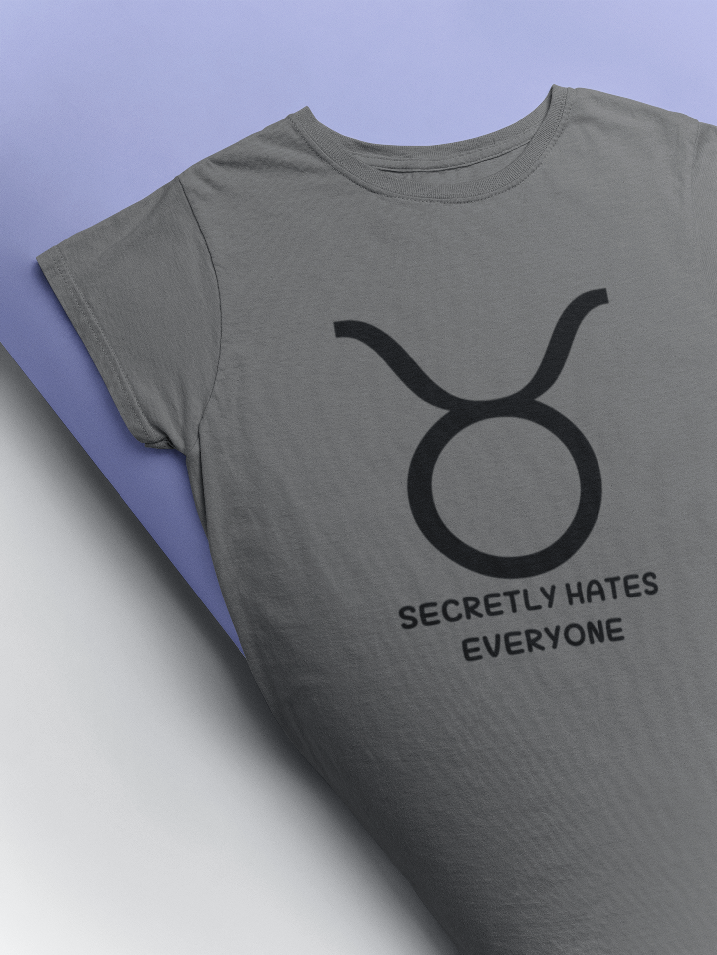 Taurus Zodiac Sign Mens Half Sleeves T-shirt- FunkyTeesClub
