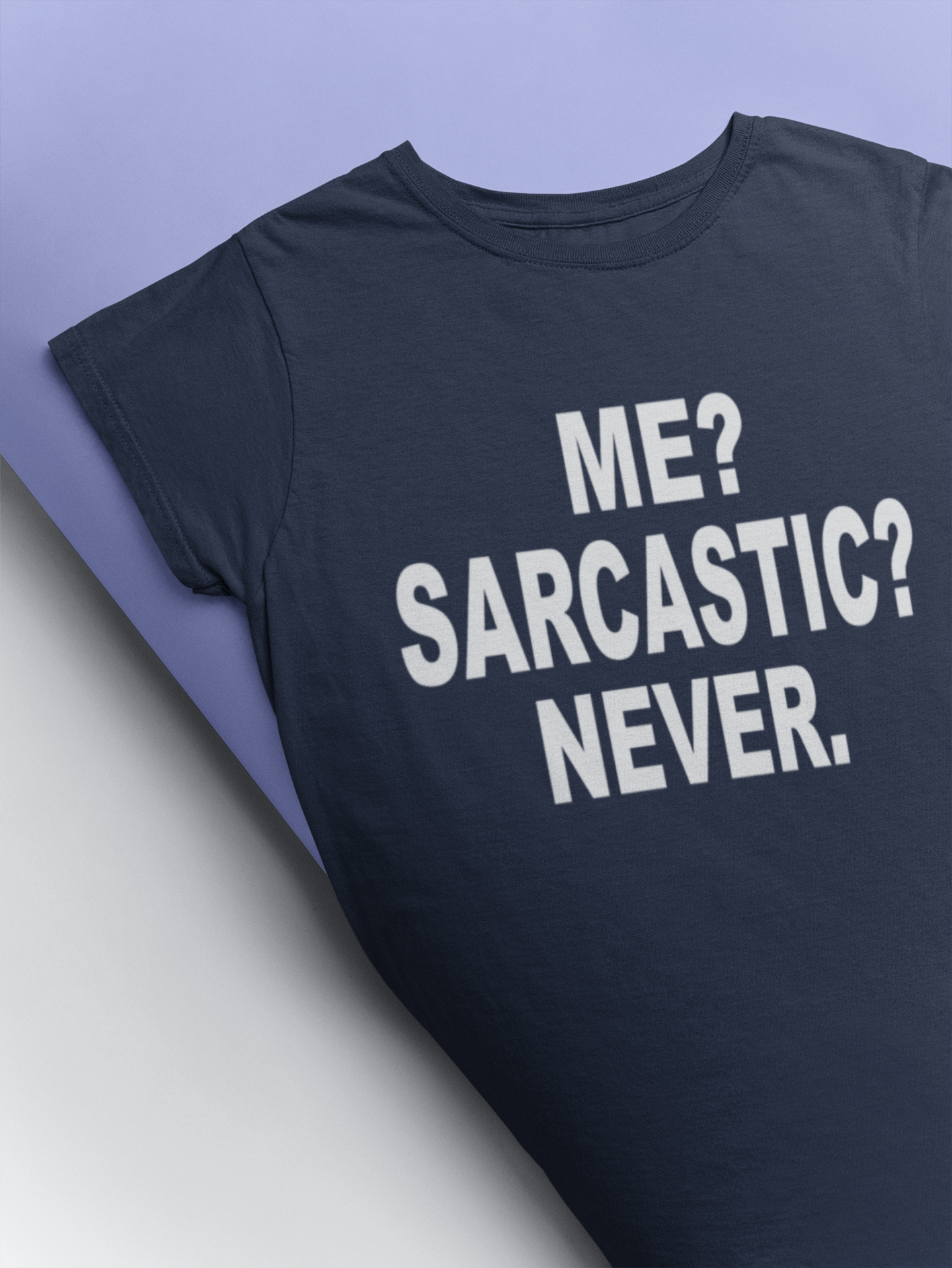 Me Sarcastic Never Esha Gupta Celebrity T-shirt- FunkyTeesClub