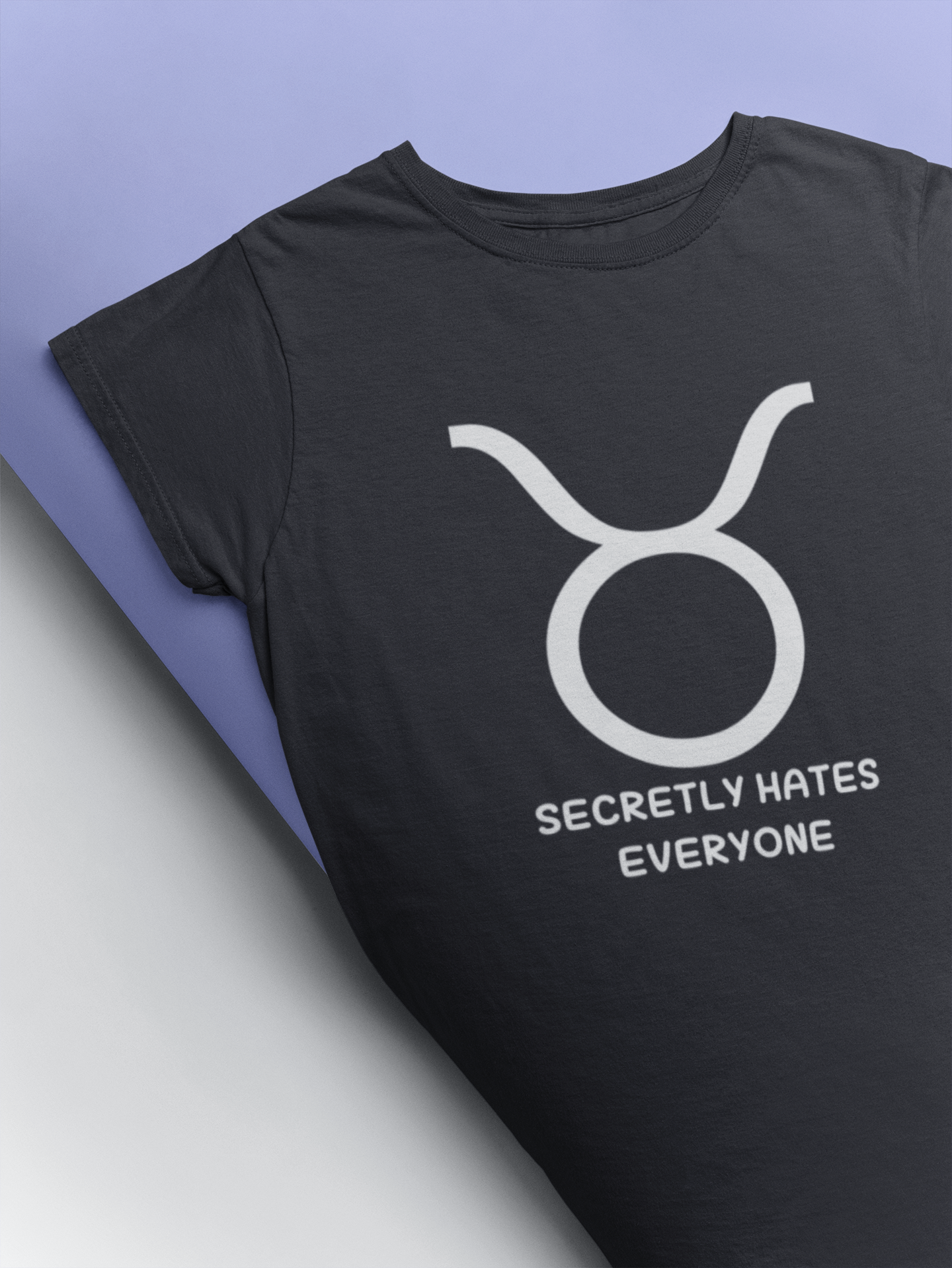 Taurus Zodiac Sign Mens Half Sleeves T-shirt- FunkyTeesClub